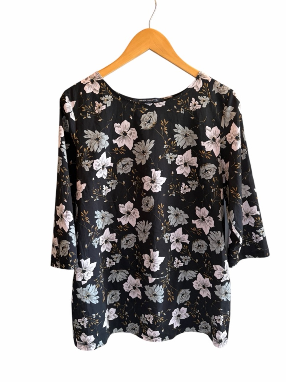 French Connection Floral Poppy Plains Printed Blouse - Picture 4 of 7